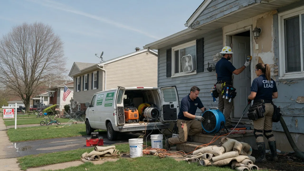 Flood Cleanup in Grapeville, PA near me